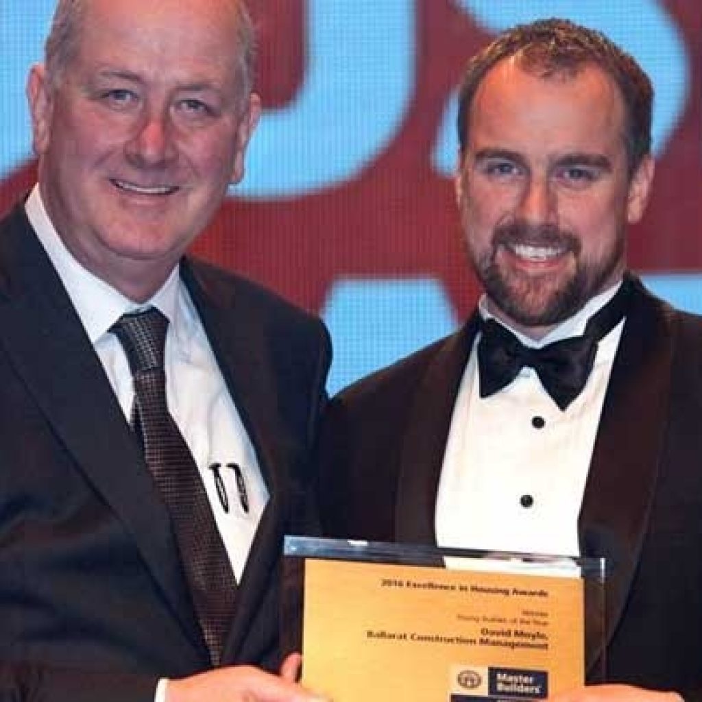 High-achieving Ballarat builder David Moyle Young Builder of the Year